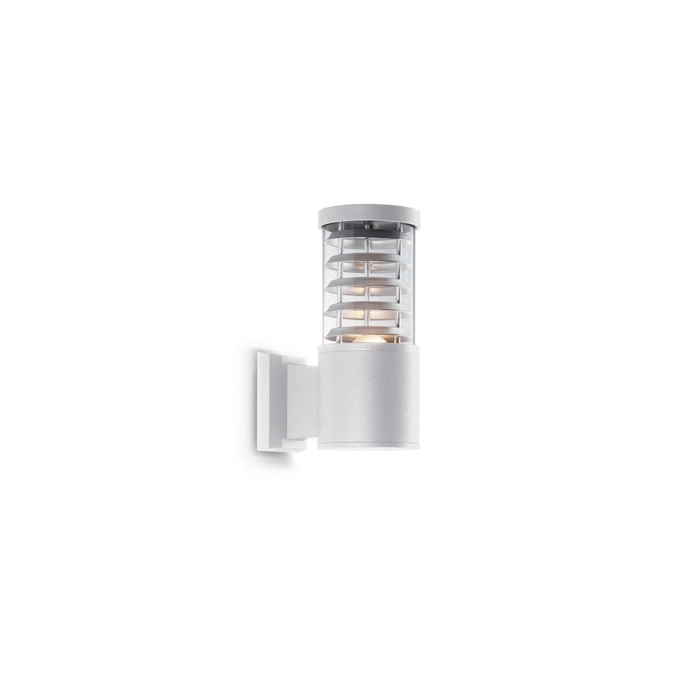 Applique Moderna Tronco Alluminio Bianco 1 Luce E27