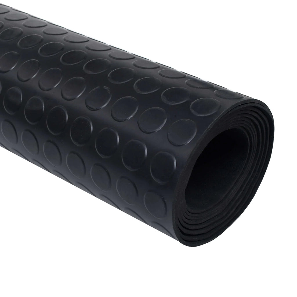 Tappeto per pavimento Nero 1 x 5 m Gomma 42046725