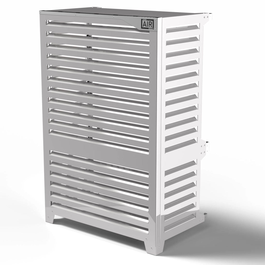 Cover Pompa di Calore 105x65x150 cm installazione a terra vicino la parete Big Blade VL Bianco