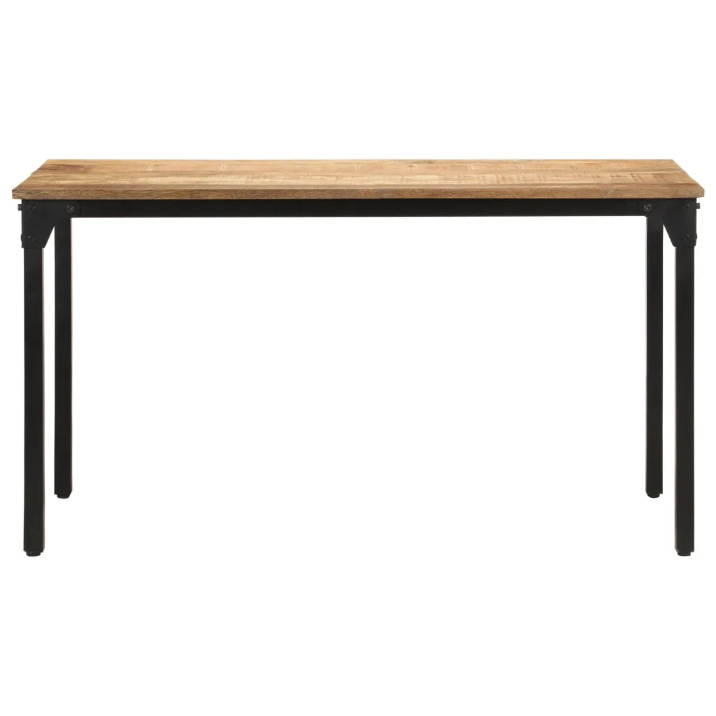 Tavolo da Pranzo 140x70x76 cm in Legno di Mango Grezzo 321973