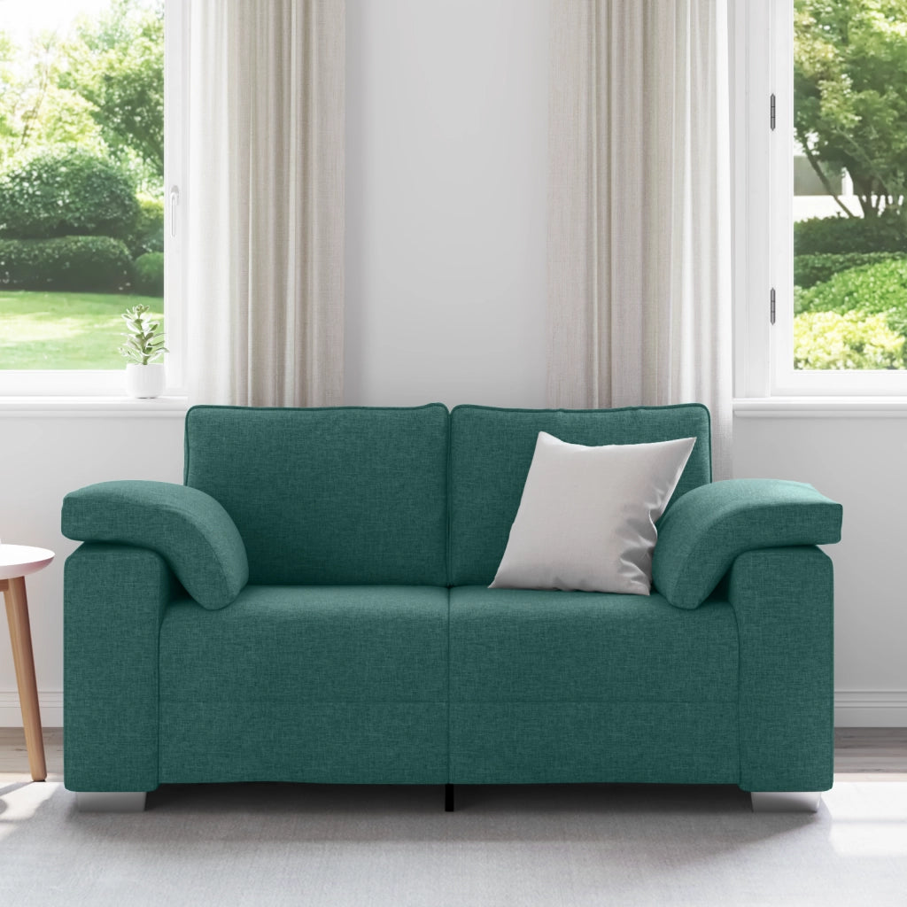 Divanetto  Verde Scuro 120 cm in Tessuto