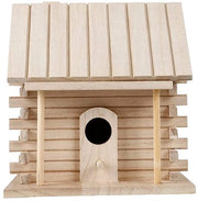 Casa per Uccelli in Legno - Casa per Uccelli Esterna - Cassetto per Nutrizione degli Uccelli - Cassetto per Nido - Sistema di Rilascio - Materiale Sostenibile in Legno di Paulownia - Nido per Uccelli
