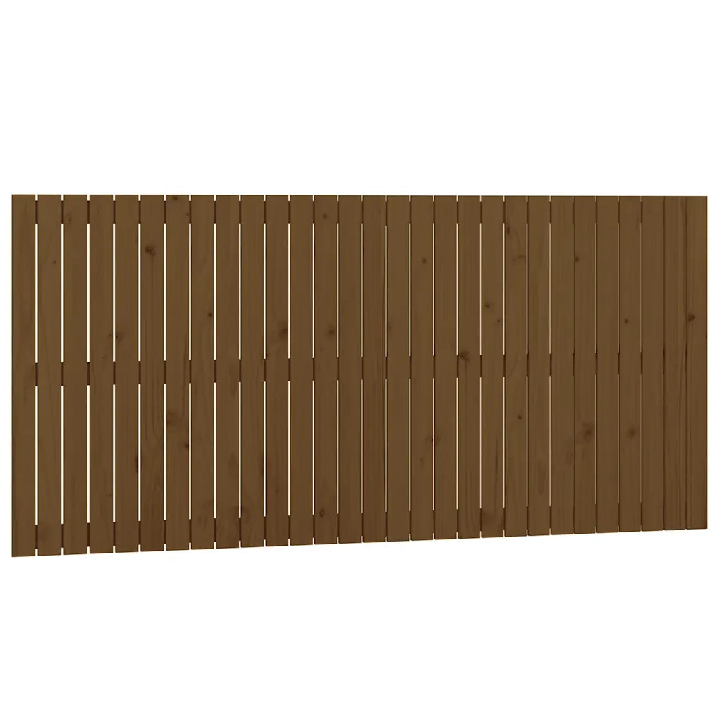 Testiera da Parete Ambra 185x3x90 cm in Legno Massello di Pino