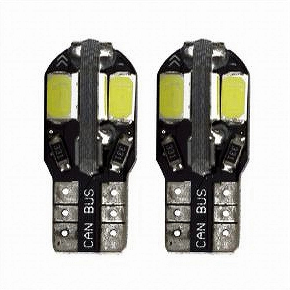Trade Shop - Lampadine Di Posizione T10 Maxtech T-105630 12v 8 Led Lampadine Ultra Luminose -
