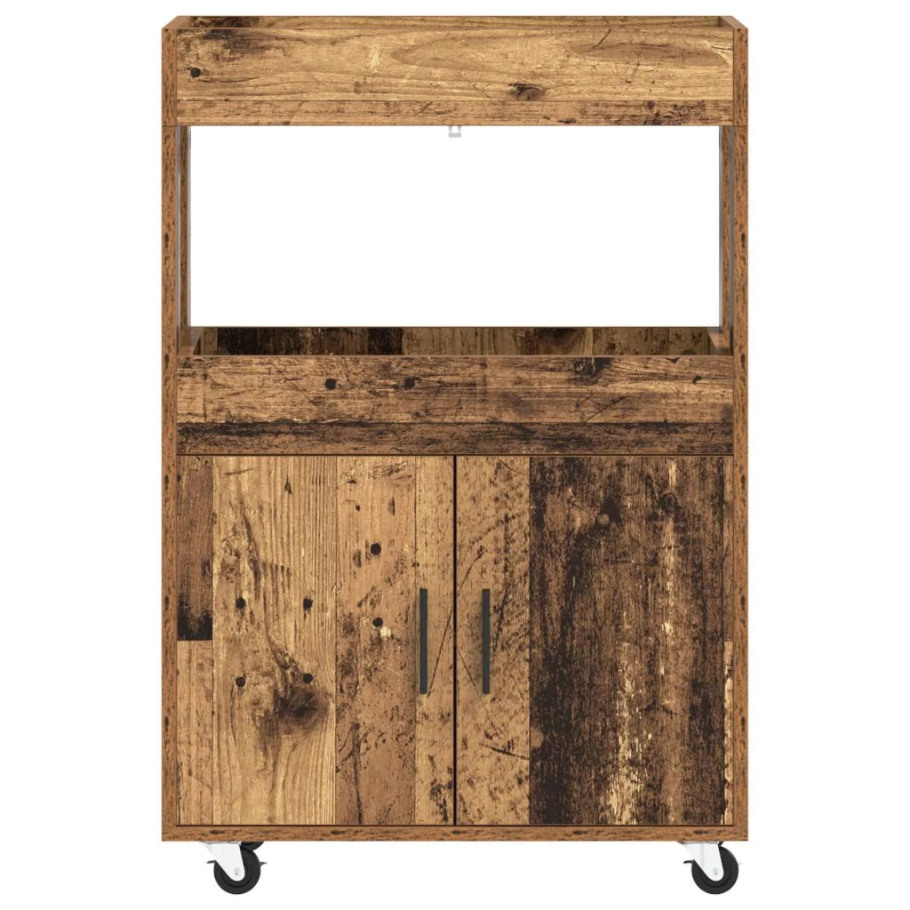 Carrello da Bar Legno di quercia 60 x 39.5 x 89 cm 8015684