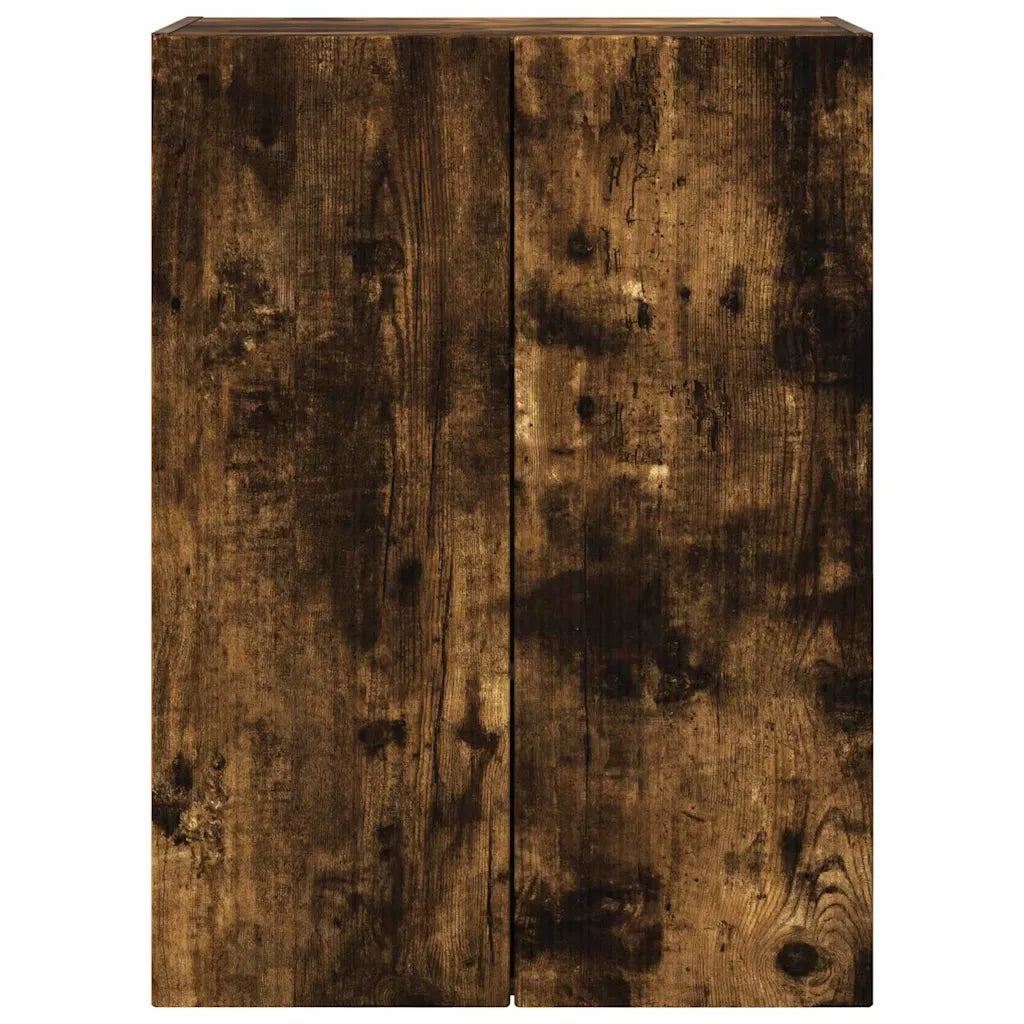 Mobile TV da Parete | Armadietto TV | Mobile Porta TV Rovere fum¨¦ 59,5 x 31 x 80 cm