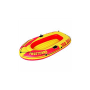Trade Shop - Canotto Mare Gonfiabile Tropicana Giallo E Rosso 185cm Valvola Boston Pvc Estate -