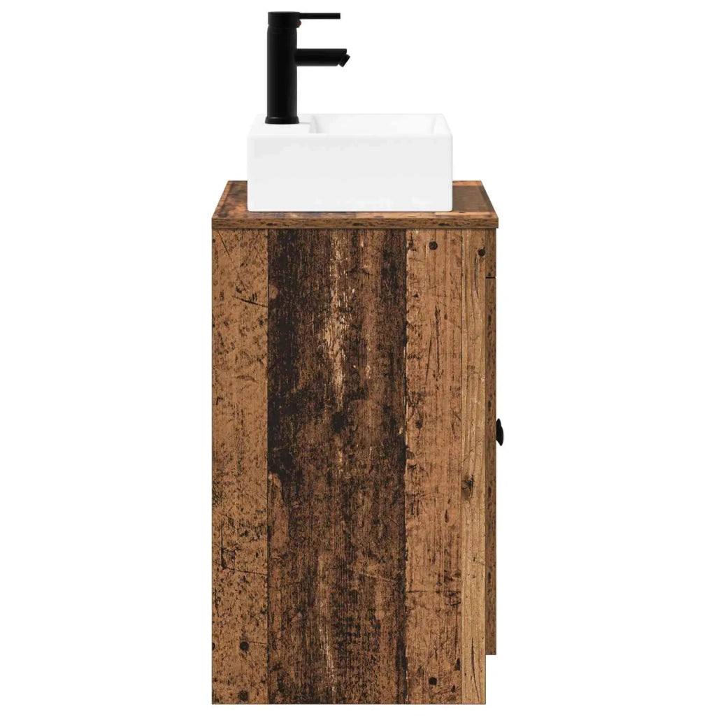 Set di mobili per il bagno Legno antico Legno ingegnerizzato 3404256