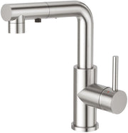 Crea vasca da bagno con 3 funzioni, rubinetto da cucina con 360° di rotazione, alta pressione, e ingranaggio a vite, rubinetto da cucina o da bagno, laccato.