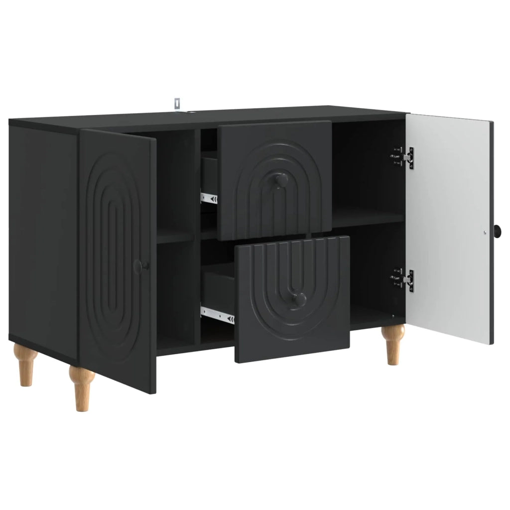 Mobile TV Nero 89 x 34,5 x 60 cm Legno ingegnerizzato