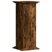 Supporto per piante | Sostegno per piante Rovere Fumo 33x33x80 cm Legno Multistrato