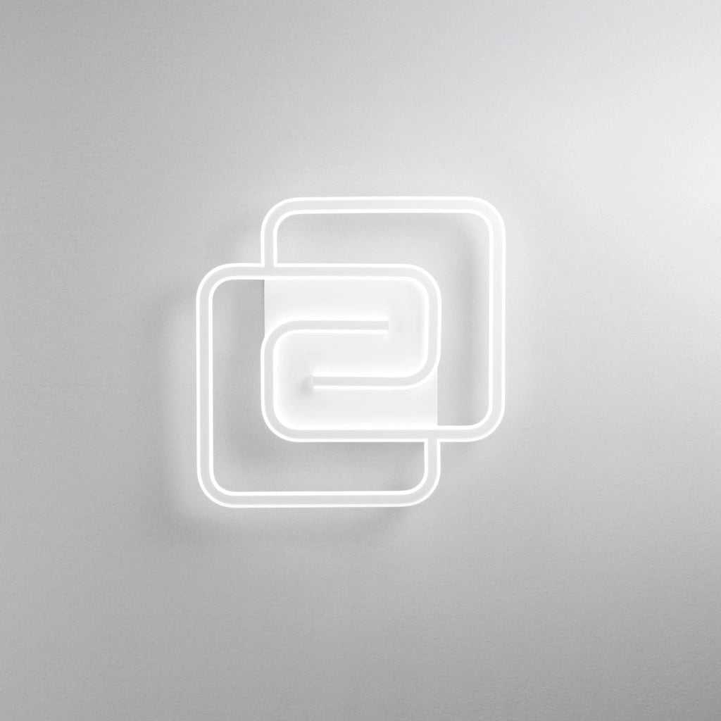 PLAFONIERA LED CAYMAN QUADRA 40W 49X49XH6CM BIANC.