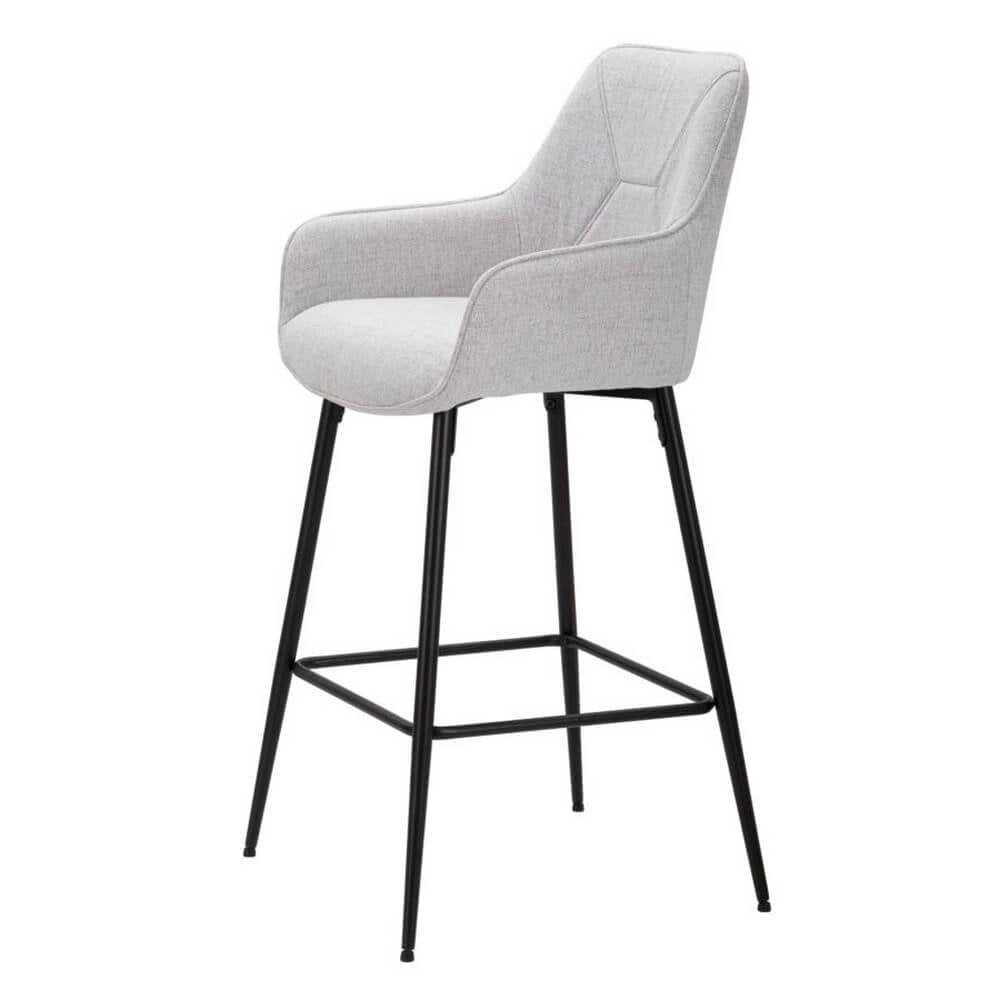 Sgabello Bar Grigio Set 2 PZ cm 55X55X109 - GREY