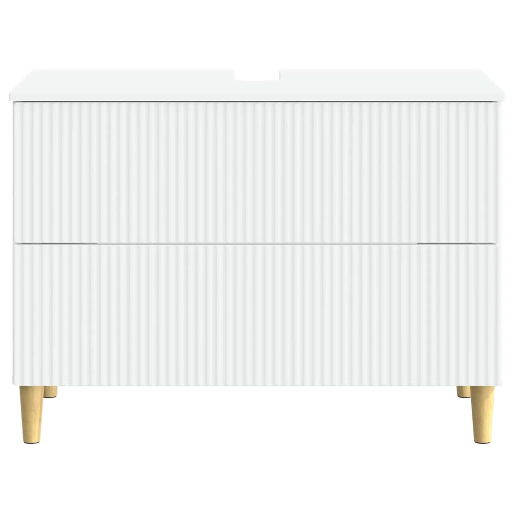 Armadio per Lavabo da Bagno ARNHEM Bianco 82 x 41 x 59 cm 896575