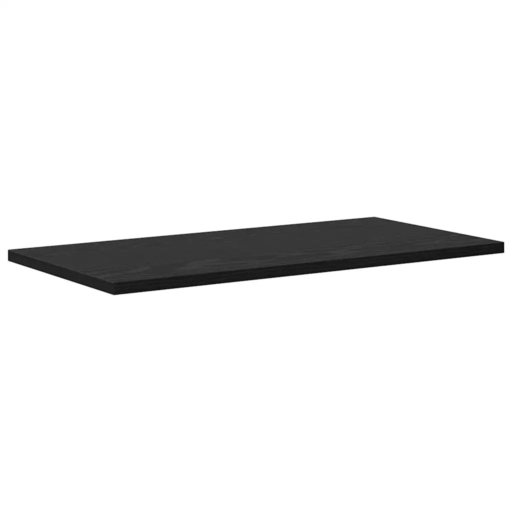vidaXL Scaffale 4 pcs Nero 60 x 30 x 1.5 cm Legno multistrato