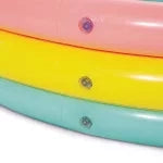 PISCINA GONFIABILE TONDA 3 ANELLI  +2 ANNI  ø cm.114x25h.  peso kg.1,20 (57412)    INTEX