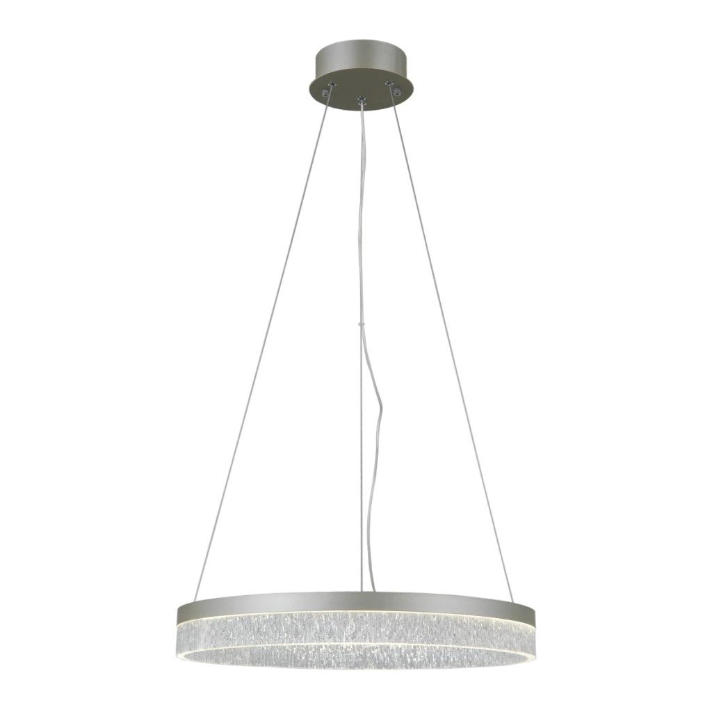 Lampada sospensione LED Pantal 22W argento Italux