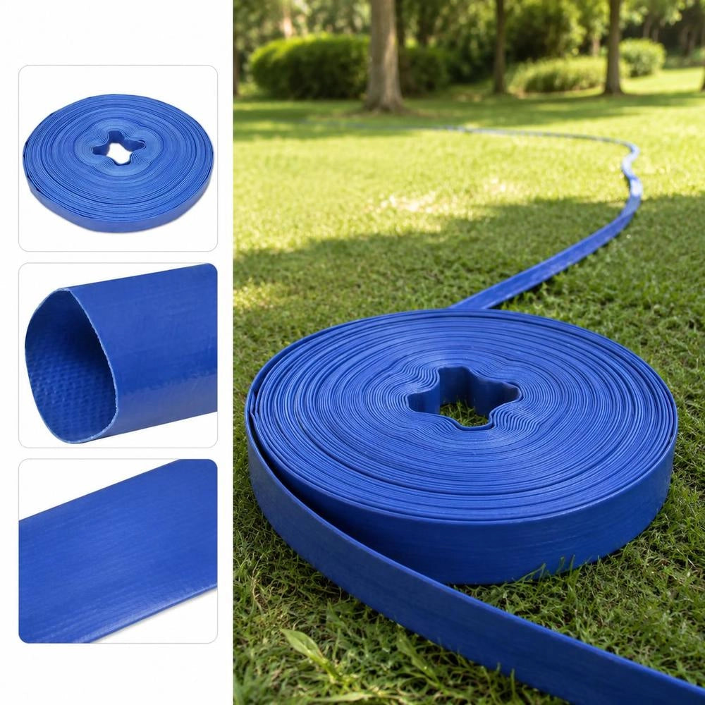 Flat Water Hose 50 M 1 Inch PVC