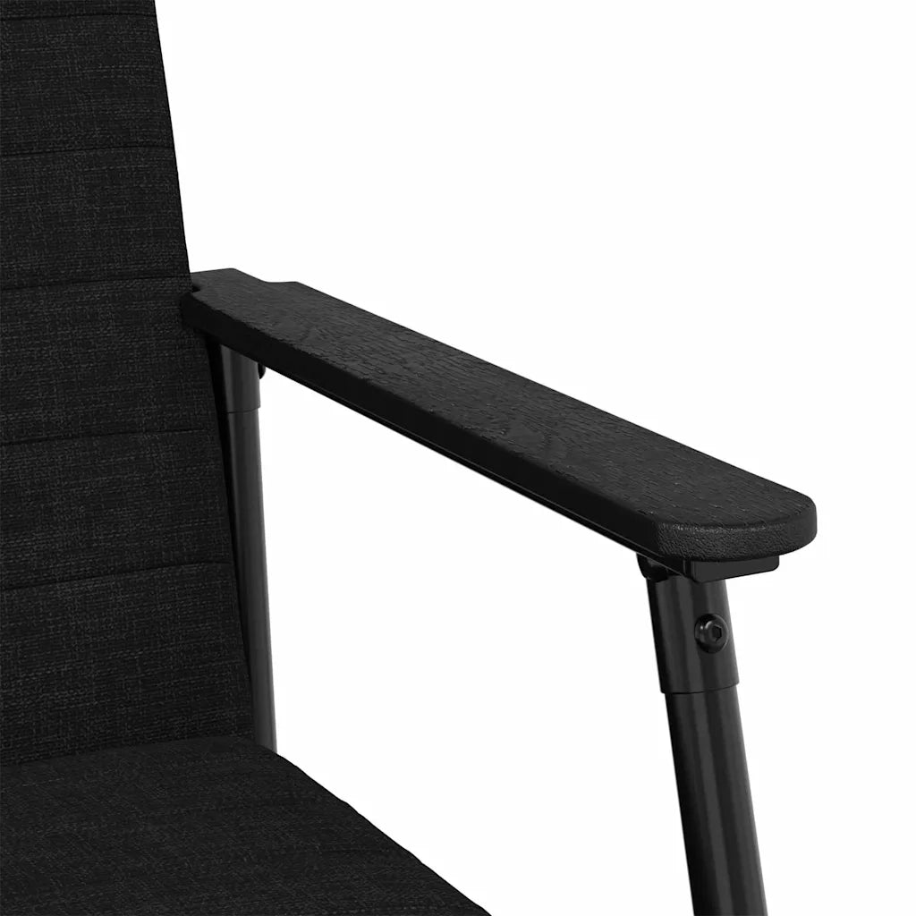 Poltrona | Sedia Relax Nero 59 x 75 x 78 cm Tessuto