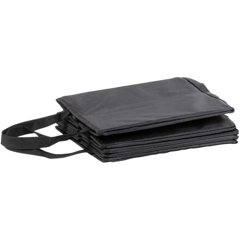 Organizer Contenitore per Auto Pieghevole Salvaspazio 5 Vani 110x30 H 30cm Nero