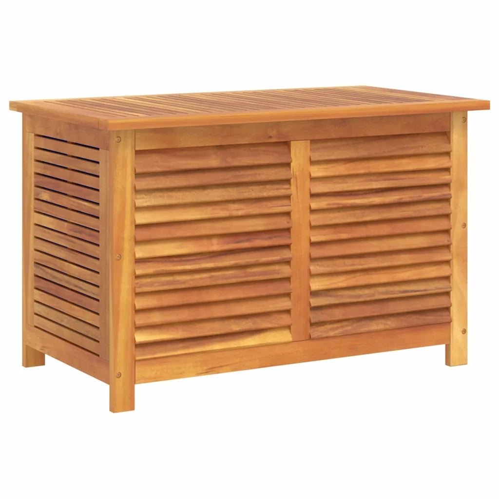 Contenitore Giardino con Feritoia 90x50x56cm Massello Acacia 365840