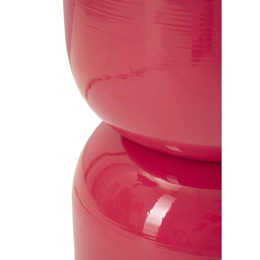 Tavolino VKH1080, Rosa, Metallo, 31x31x46 cm
