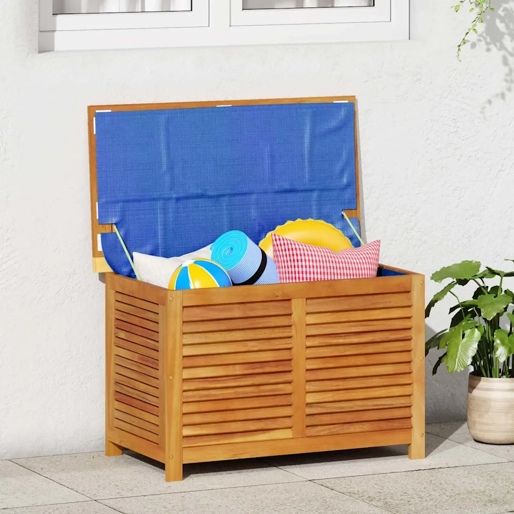 Contenitore Giardino con Feritoia 90x50x56cm Massello Acacia 365840