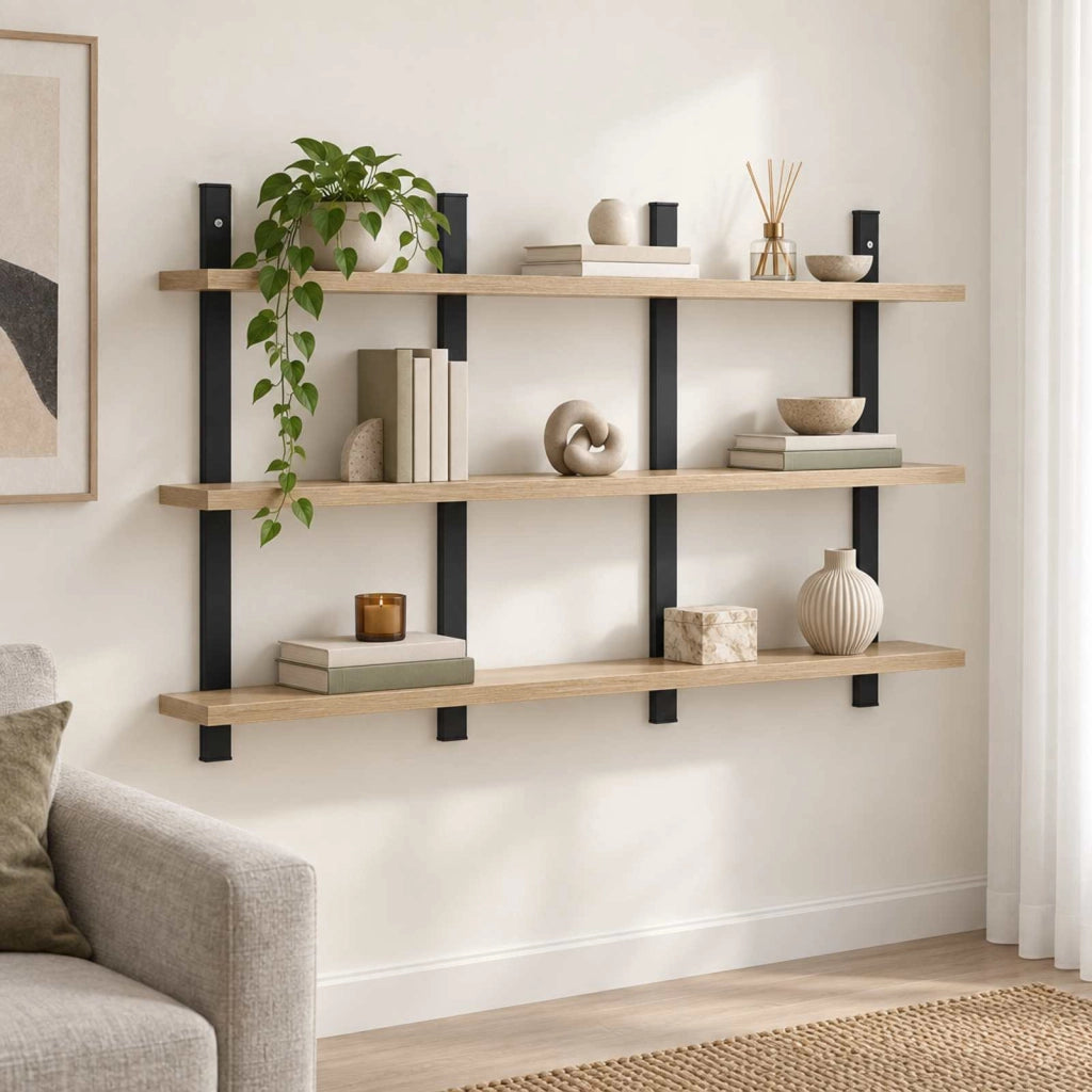 Scaffale da parete Rovere Sonoma 102 x 13,5 x 58 cm 8020366