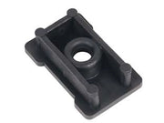 PIEDINO PER MONTANTE SCAFFALE A GANCIO- - mm.46x27 - 10 pezzi PROMETAL