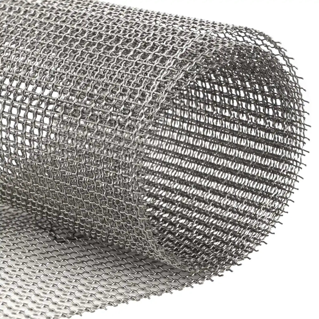 Rete per schermatura 100 x 200 cm 3 Mesh Argento 42039638
