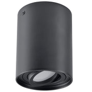 Plafoniera spot tonda nera 1xGU10 HADAR R1 313102 Polux