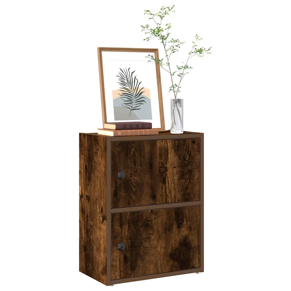 vidaXL Libreria Rovere Fumo 40x24x52 cm in Legno Multistrato