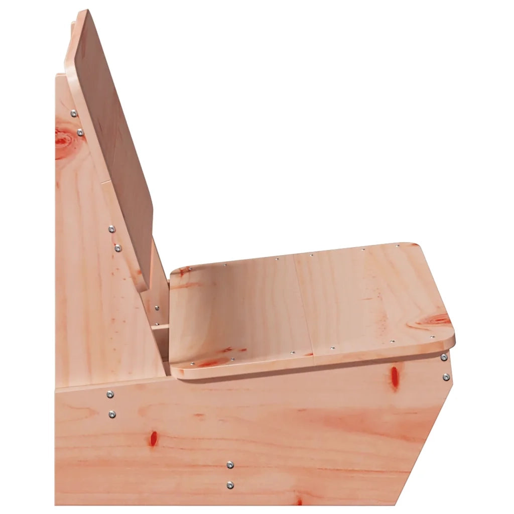 Sedie da Giardino 2pz 60x64x70,5 cm Legno Massello di Douglas