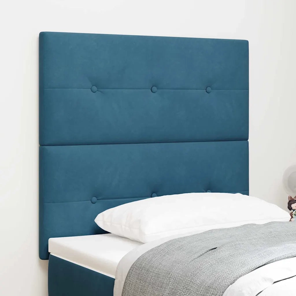 Testiera Blu Scuro 100 cm Velluto 3337819