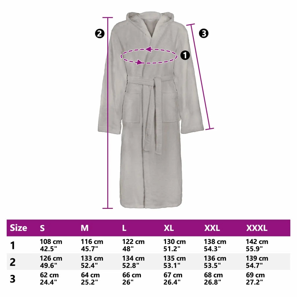 Accappatoio KINN Grigio L Cotone CFW6716268