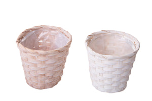 Set 9 Cesti in Vimini H 13 cm