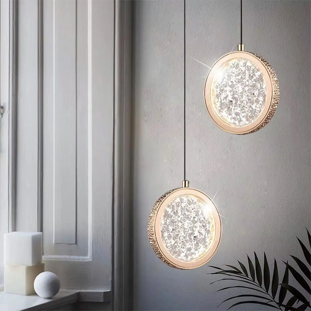 Lampadario A Sospensione In Cristallo Led Lhj100-1cp Złota