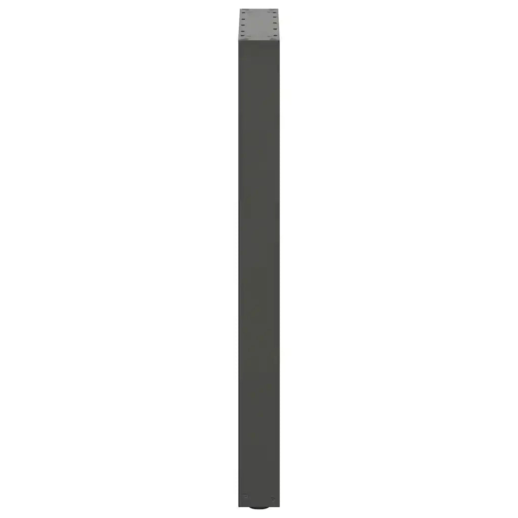 Gambe per tavolo da bar a forma di U 2 pz Antracite 40x(90-91) cm Acciaio 4013218