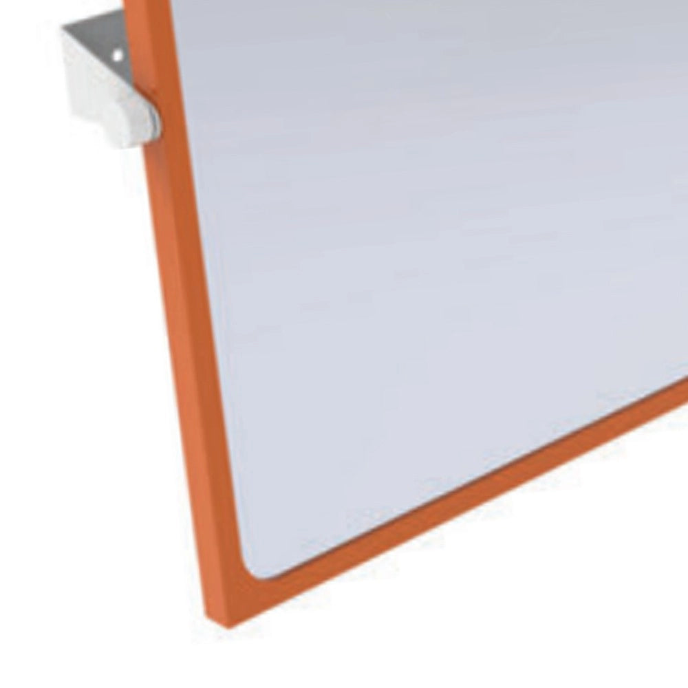 Specchio reclinabile serie leonardo 60x70 cm arancio