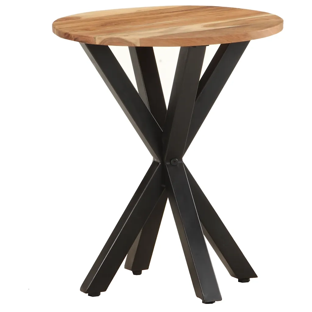Tavolino | Tavolo laterale di Servizio 48x48x56cm in Legno Massello di Acacia