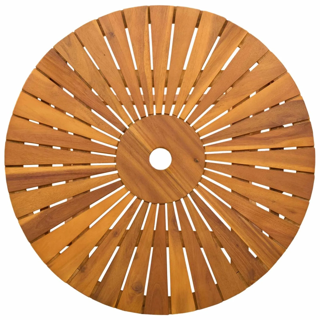 Tavolo da Giardino Pieghevole Naturale Ø70 x 75 cm 42024979
