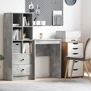 Scrivania Grigio cemento 60 x 40 x 76 cm 869373