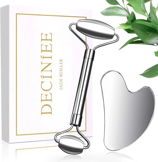 Apparecchio di massaggiata facciale Gua Sha - Strumento facciale a forma di cuore per la rimozione delle rughe e la massaggio del corpo