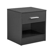 Comodino comodino cassettiera mobile contenitore con cassetto 38 cm grigio 03_0004191