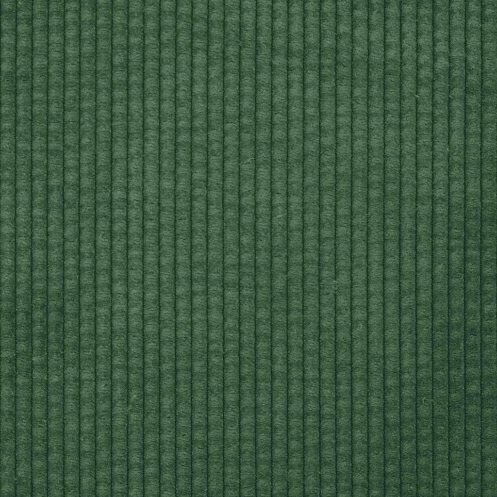 Divano Verde Scuro 250 x 188 x 76 cm Tessuto in Cords 3335136
