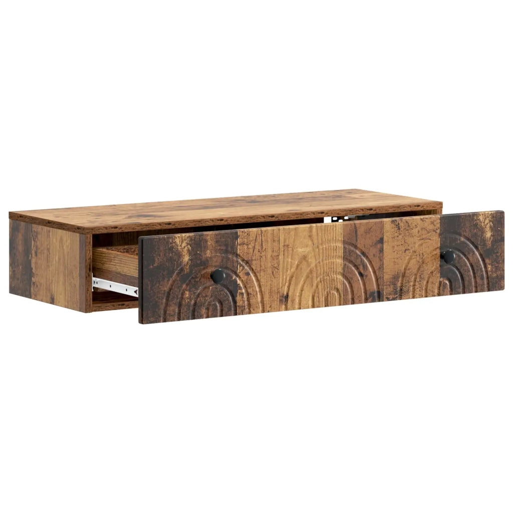 Tavolino da Parete Laterale Legno antico 87,5 x 34,5 x 17 cm 898163