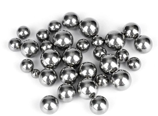 Palline in acciaio inossidabile - Pulite a specchio - Diametro 1,5 mm - 1000 pezzi - Resistente alla corrosione - Materiale resistente al trascinamento - Sferette