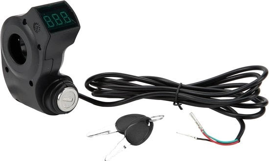 Schakelslot per scooter ABS - elettro scooter - 3-politore per connessione - avviamento con un tasto - schakelaarslot per scooter con 2 chiavi - scooter K4 modello.
