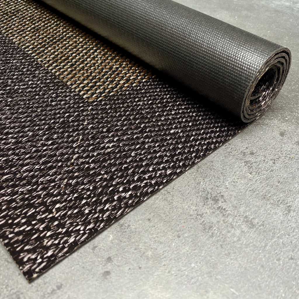 Tappeto vinilico di alta qualità bronzo-nero 160x230