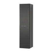Colonna bagno sospesa 140cm in antracite cannettato a 2 ante Mia